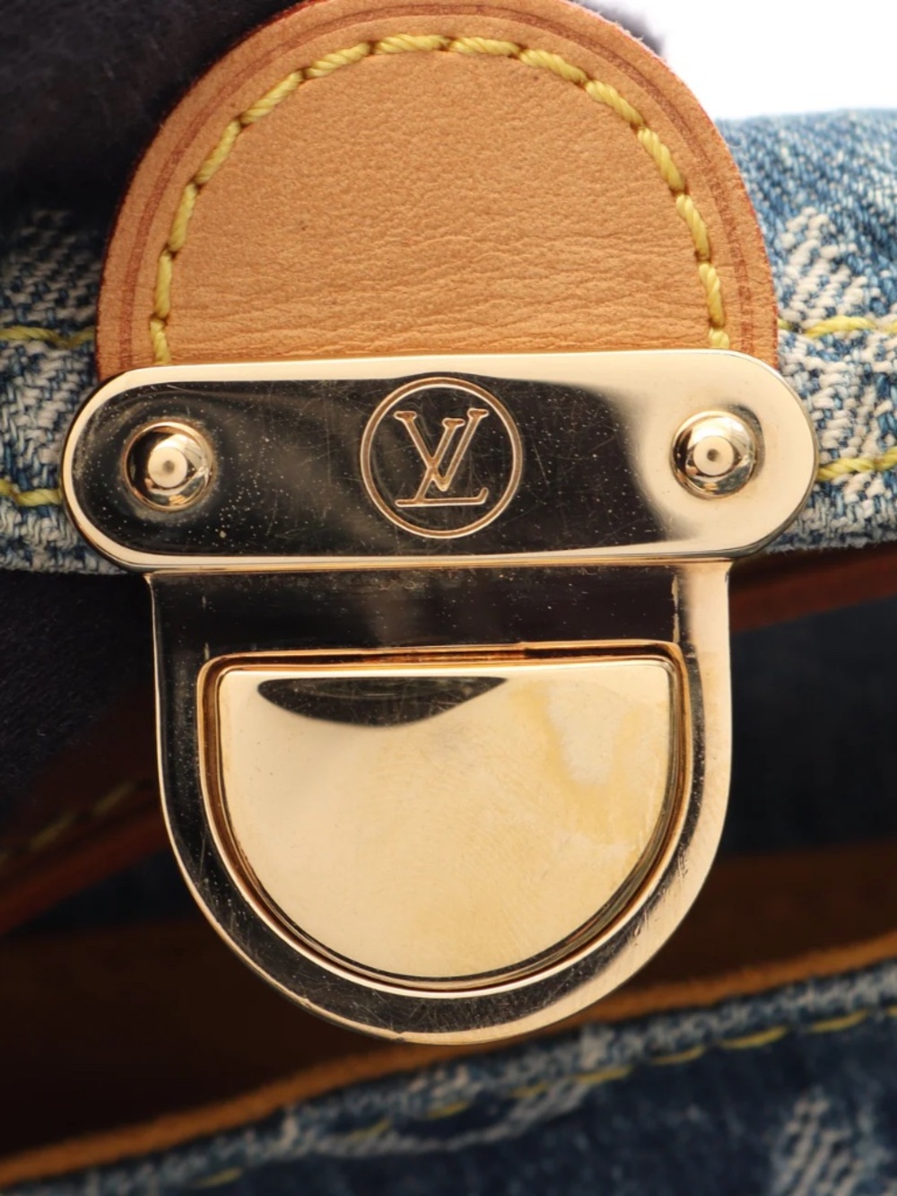 Louis Vuitton Monogram Denim Mini Pleaty - Picture 6 of 13